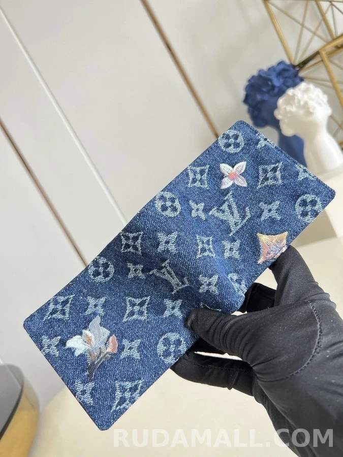 루이비통 루이비통 모노그램 플라워 데님 포켓 오거나이저 상세 이미지
