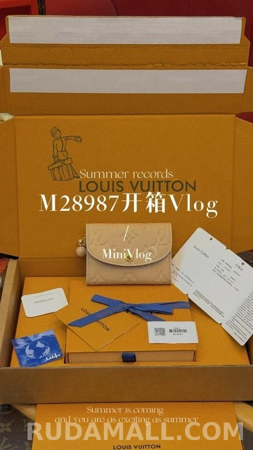 루이비통 루이비통 로잘리 펄 참 쁘띠 월렛 상세 이미지