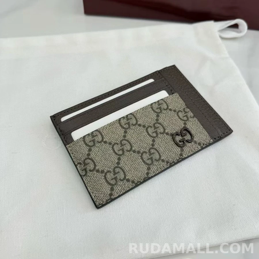 구찌 구찌 인터로킹 G 카드 케이스 에보니 상세 이미지