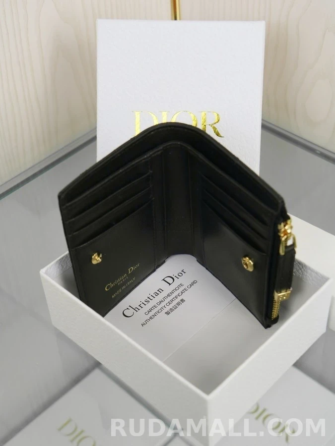 디올 디올 까로 달리아 하트 모티프 지갑 상세 이미지