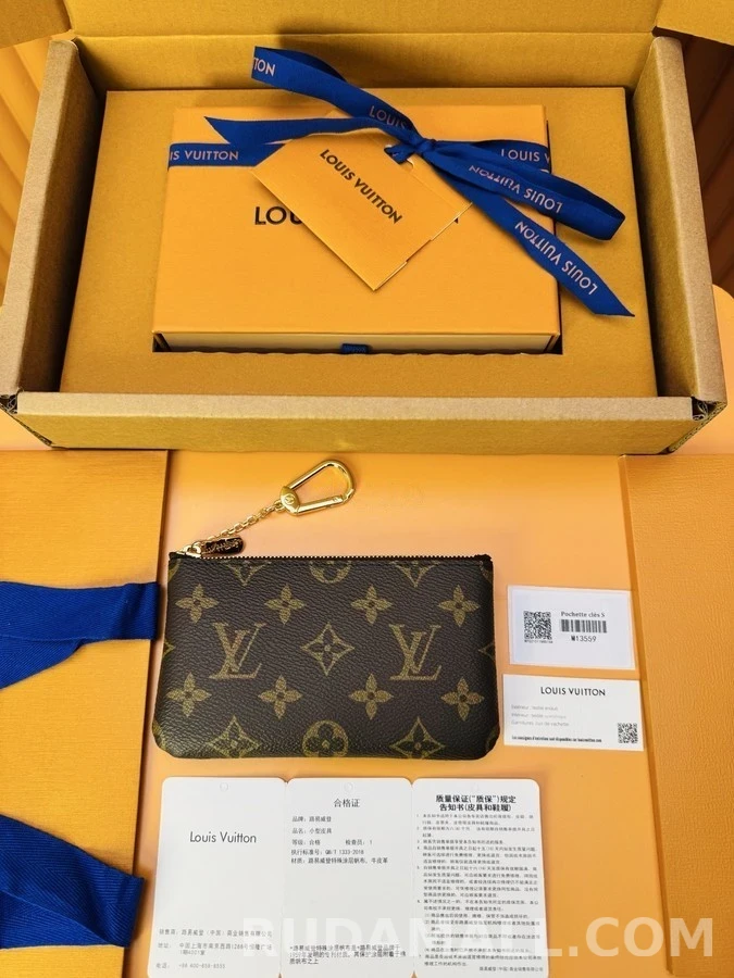 루이비통 루이비통 모노그램 키 파우치 S 캔버스 상세 이미지