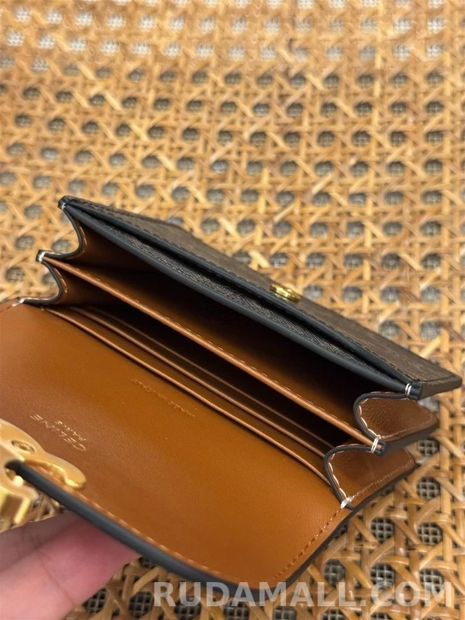 셀린느 셀린느 트리옹프 플랩 카드지갑 트리옹프 캔버스 상세 이미지