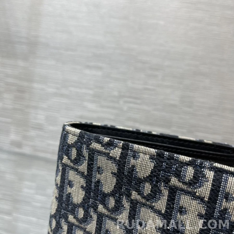 디올 디올 오블리크 자카드 컴팩트 반지갑 상세 이미지