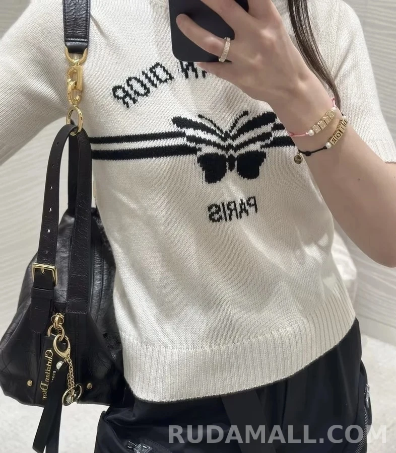 디올 디올 레터링 큐브 진주 팔찌 상세 이미지