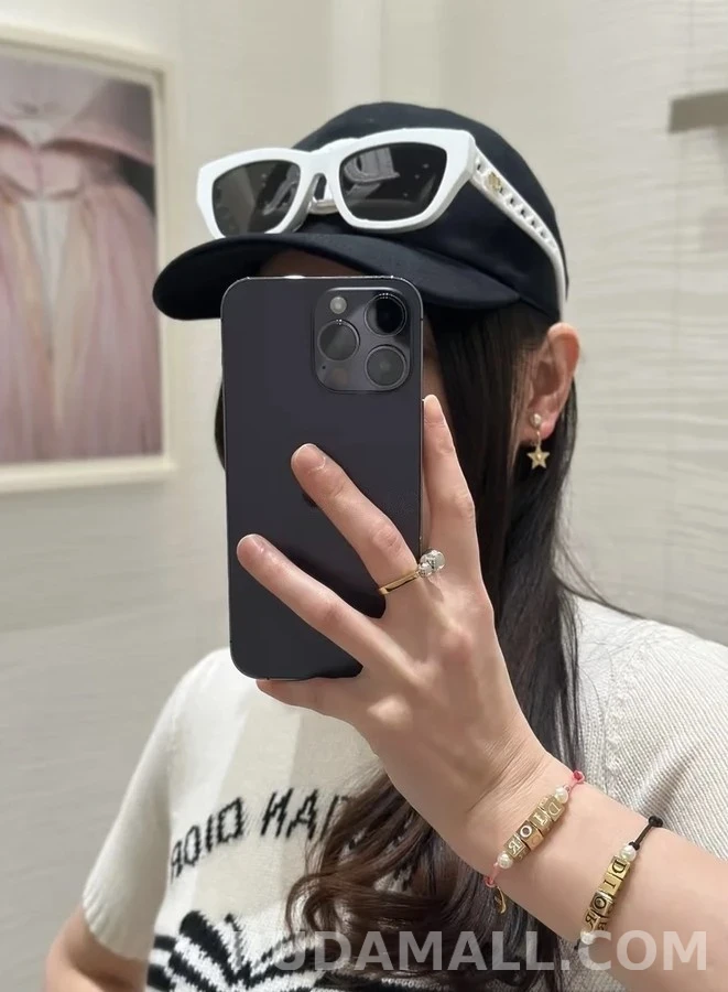 디올 디올 레터링 큐브 진주 팔찌 상세 이미지