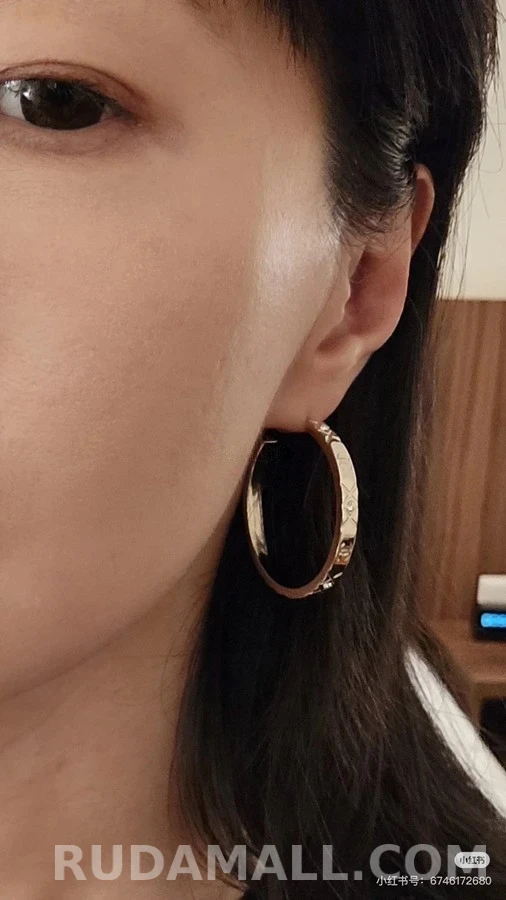 샤넬 샤넬 코코 크러쉬 퀼팅 반원 이어링 상세 이미지