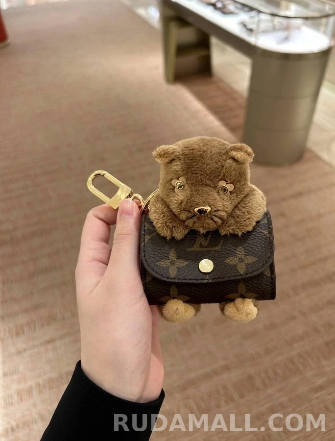 루이비통 루이비통 모노그램 캔버스 베어 키링 상세 이미지