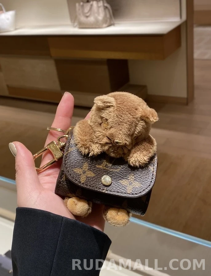 루이비통 루이비통 모노그램 캔버스 베어 키링 상세 이미지