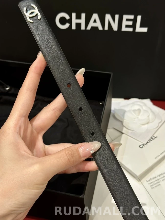 샤넬 샤넬 20mm 펄 크리스탈 버클 벨트 상세 이미지