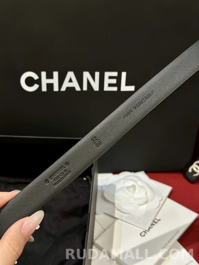 샤넬 샤넬 20mm 펄 크리스탈 버클 벨트 상세 이미지