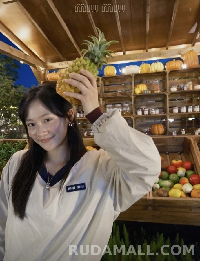 미우미우 미우미우 애플 진주 목걸이 상세 이미지