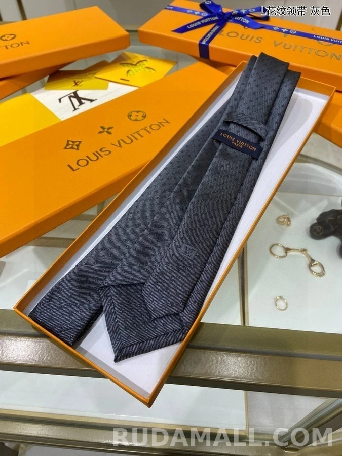 루이비통 루이비통 Damier 패턴 넥타이 상세 이미지