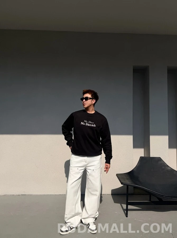 디올 디올 노 디올 노 디트리히 자수 스웨트셔츠 상세 이미지