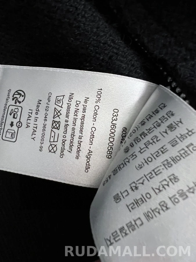 디올 디올 레터링 자수 집업 니트 자켓 상세 이미지