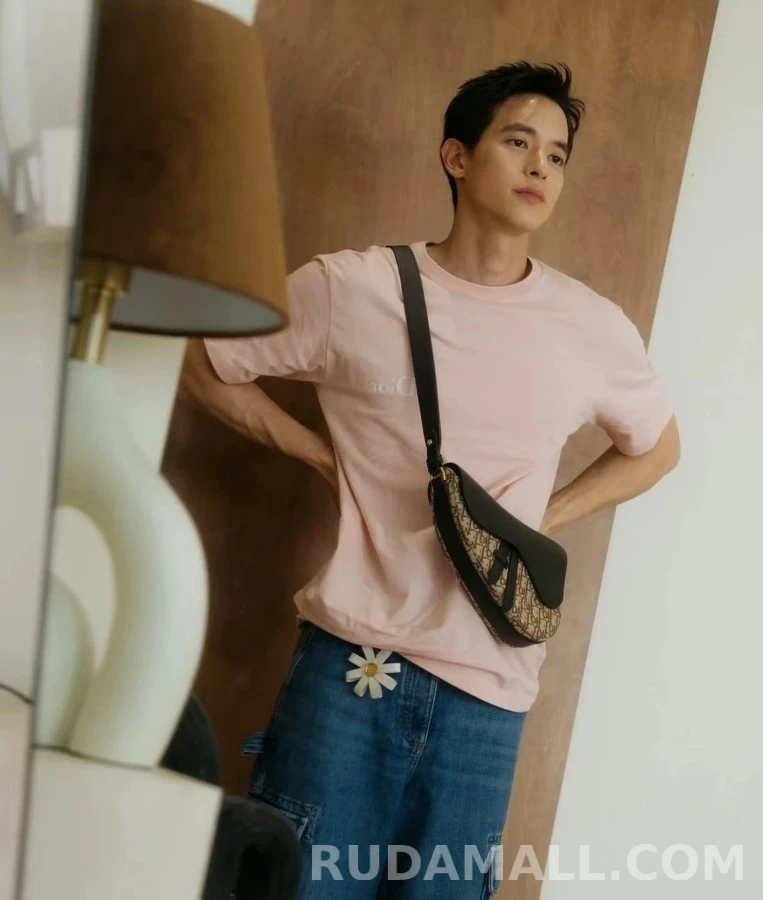 디올 디올 로고 자수 카고 데님 팬츠 상세 이미지