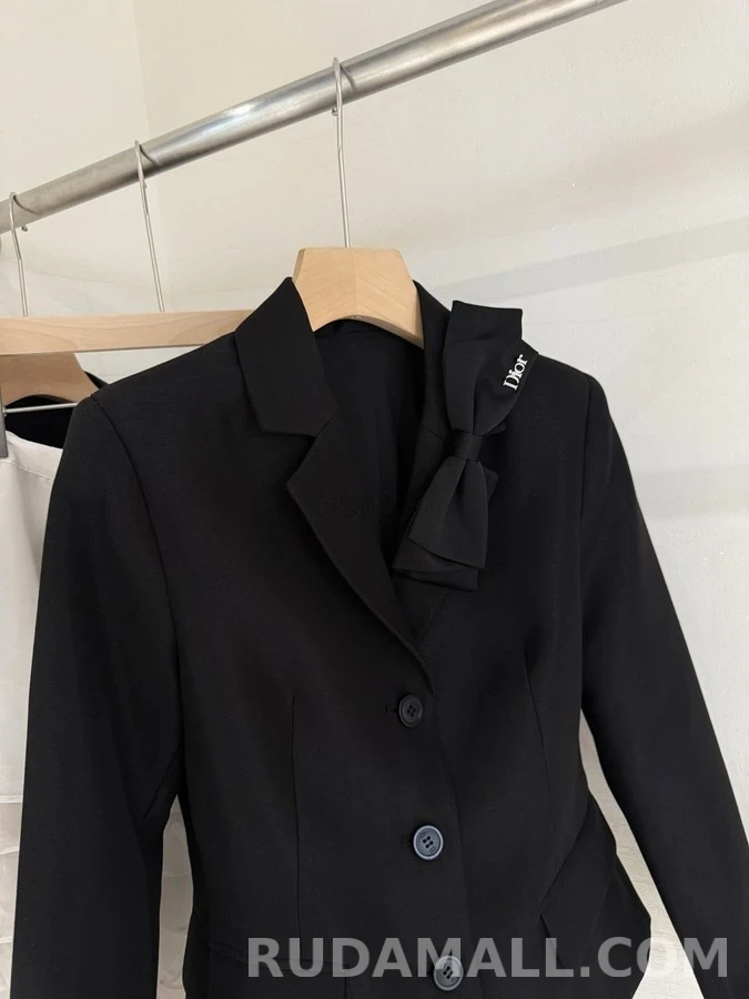 디올 디올 리본 디테일 블레이저 상세 이미지