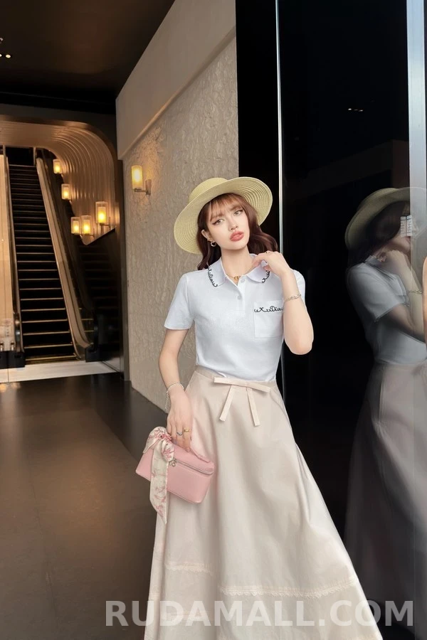 디올 디올 미디 플레어 스커트 상세 이미지