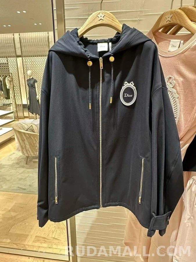 디올 디올 메달리온 자수 후드 집업 상세 이미지