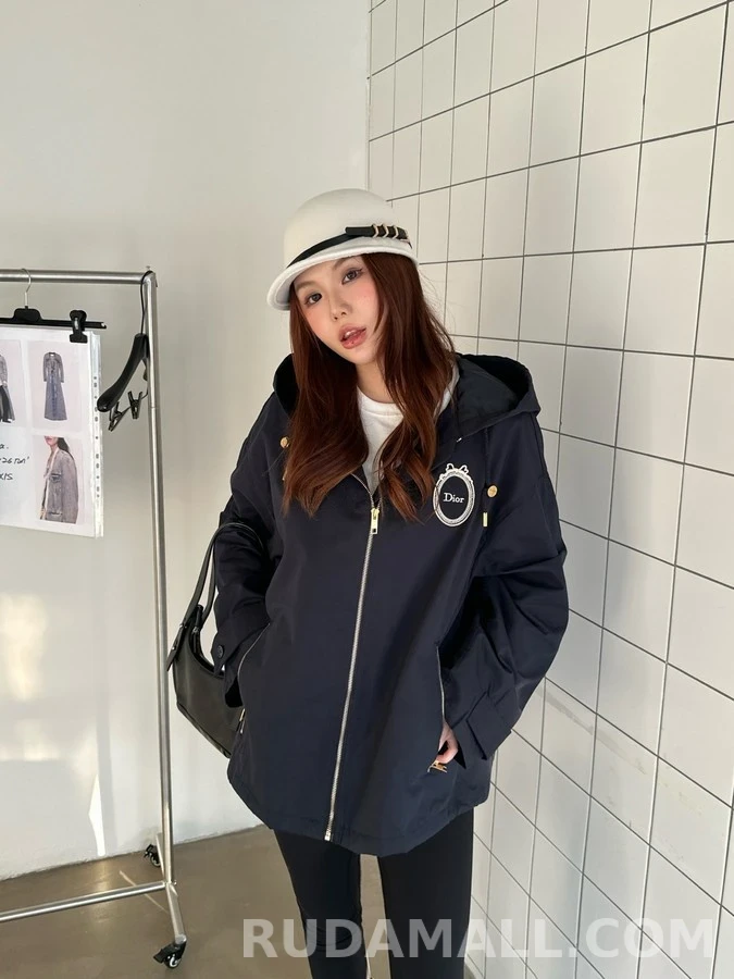 디올 디올 메달리온 자수 후드 집업 상세 이미지