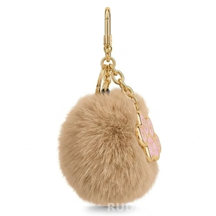 루이비통 루이비통 퍼 고양이 발바닥 키링 상세 이미지