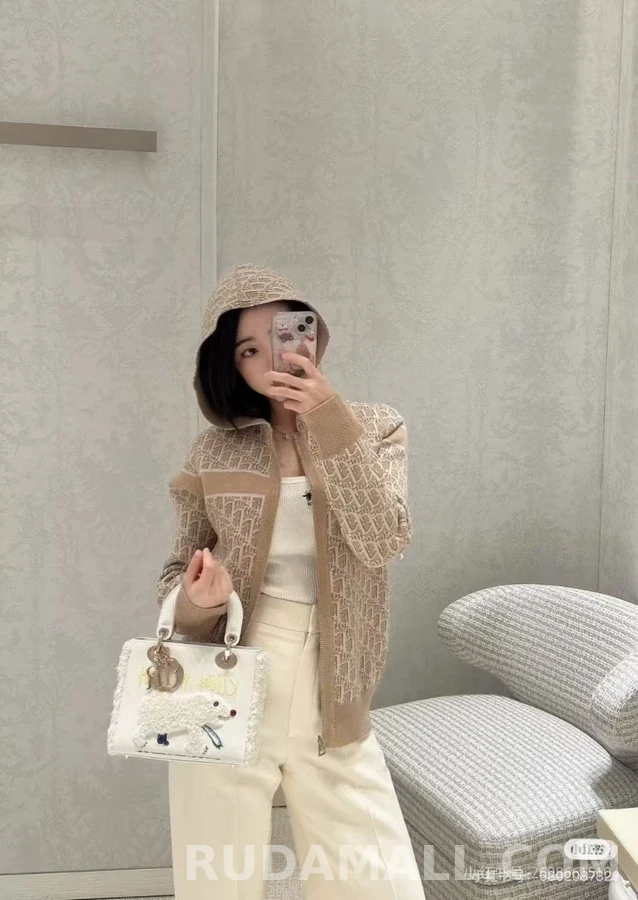 디올 디올 모노그램 양면 후드 집업 상세 이미지