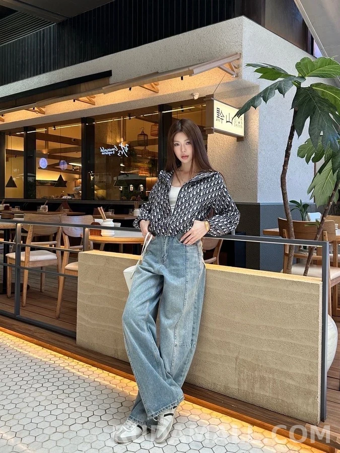 디올 디올 모노그램 후드 바람막이 상세 이미지
