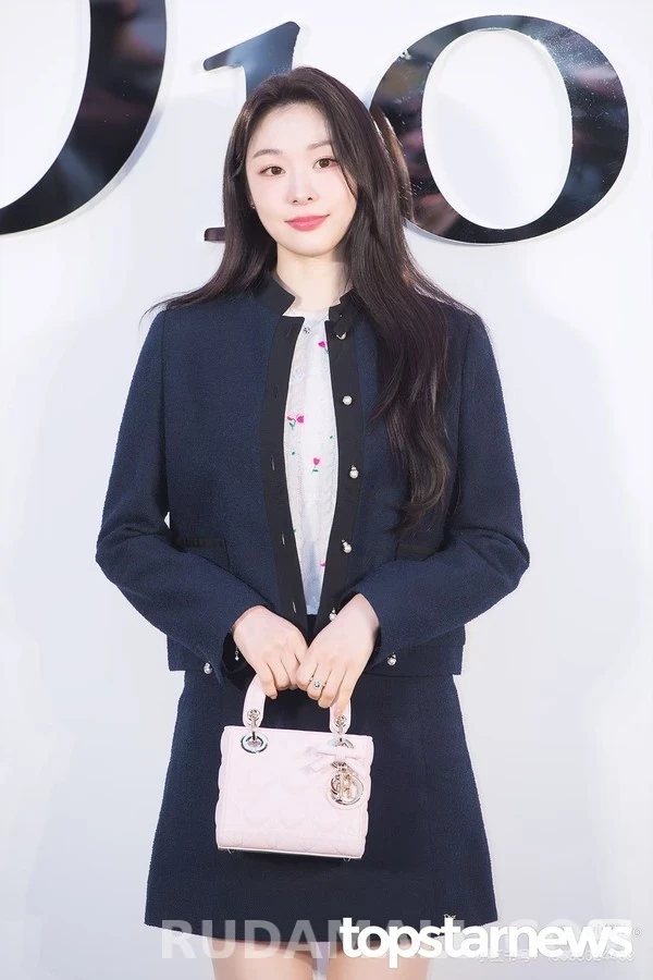 디올 디올 배색 트위드 자켓 상세 이미지