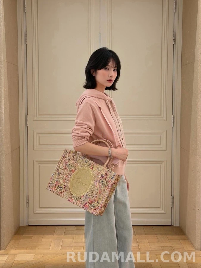 디올 디올 벚꽃 로고 드로스트링 후드 상세 이미지