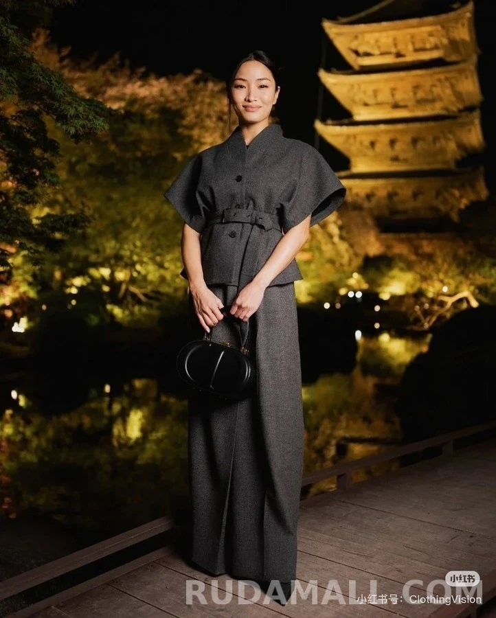 디올 디올 벨티드 와이드슬리브 자켓 상세 이미지