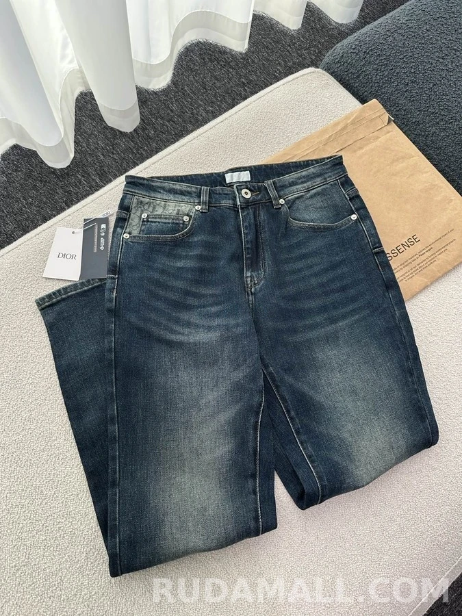디올 디올 빈티지 워시드 스트레이트 데님 팬츠 상세 이미지