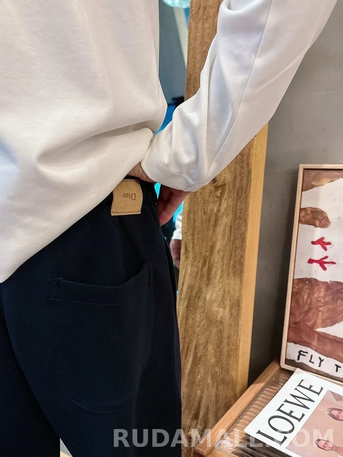 디올 디올 사이드 스트라이프 캐주얼 팬츠 상세 이미지