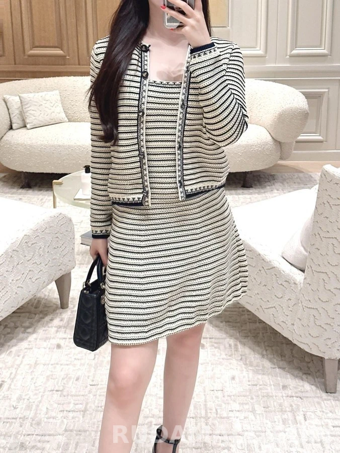디올 디올 스트라이프 가디건 상세 이미지