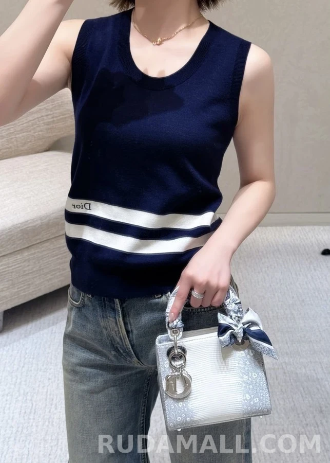 디올 디올 스트라이프 니트 베스트 상세 이미지