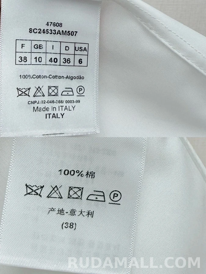 디올 디올 슬림핏 긴팔 셔츠 상세 이미지