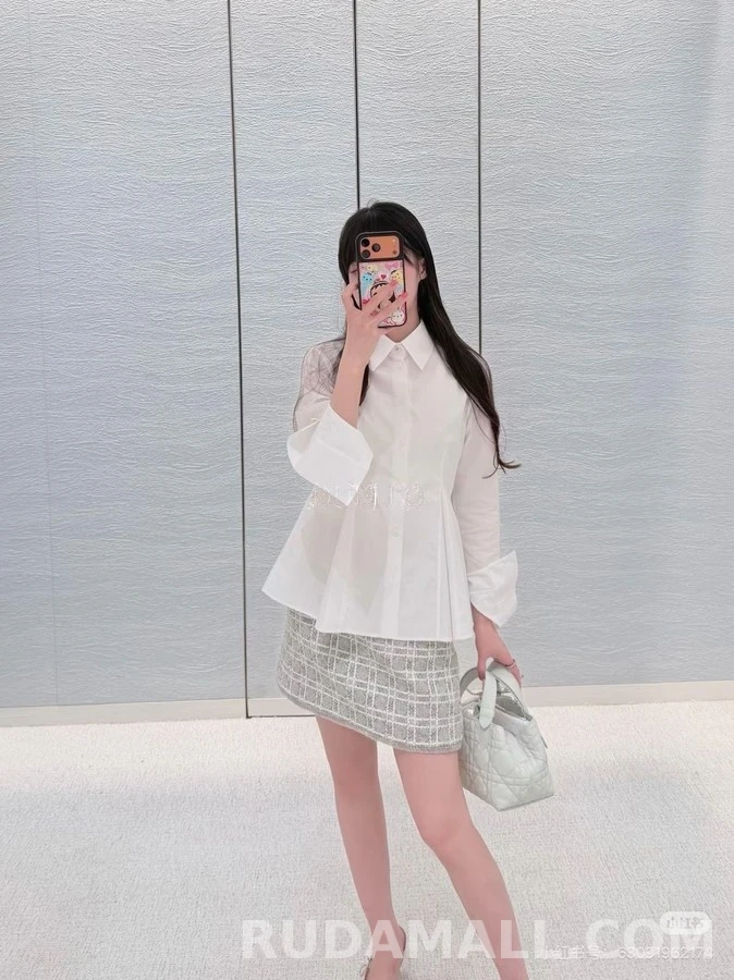 디올 디올 슬림핏 긴팔 셔츠 상세 이미지