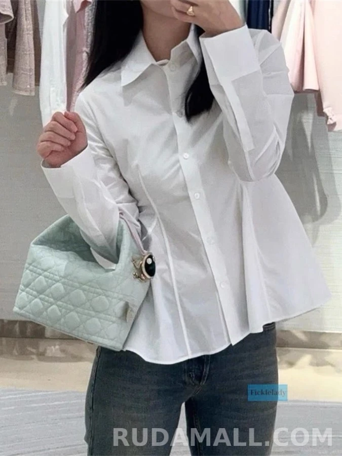 디올 디올 슬림핏 긴팔 셔츠 상세 이미지