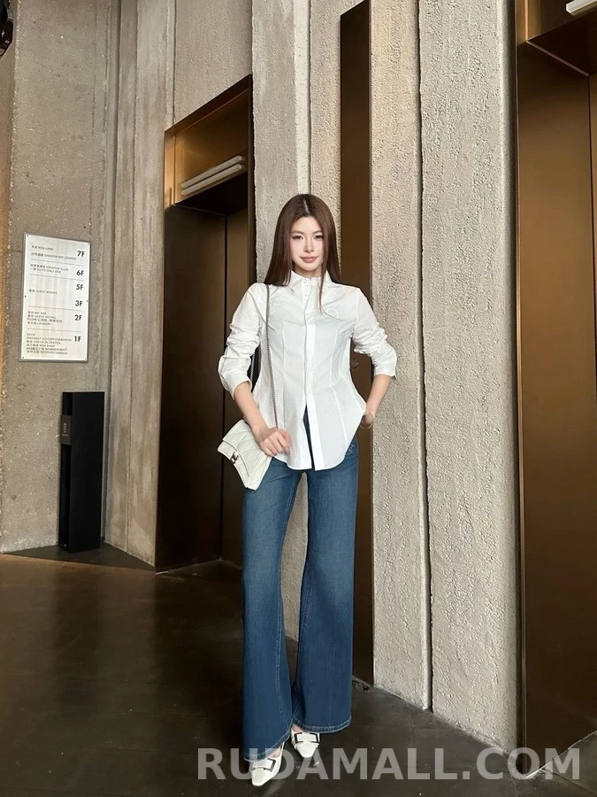 디올 디올 슬림핏 엠블럼 셔츠 상세 이미지
