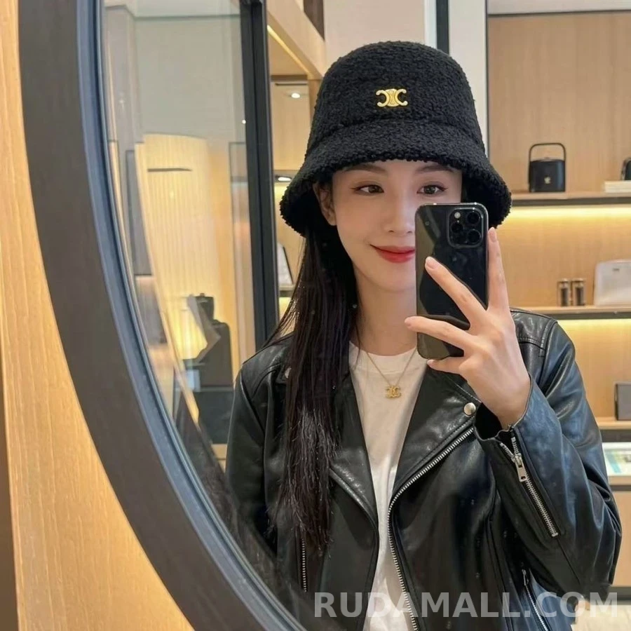 셀린느 셀린느 트리옹프 셔파 버킷햇 상세 이미지