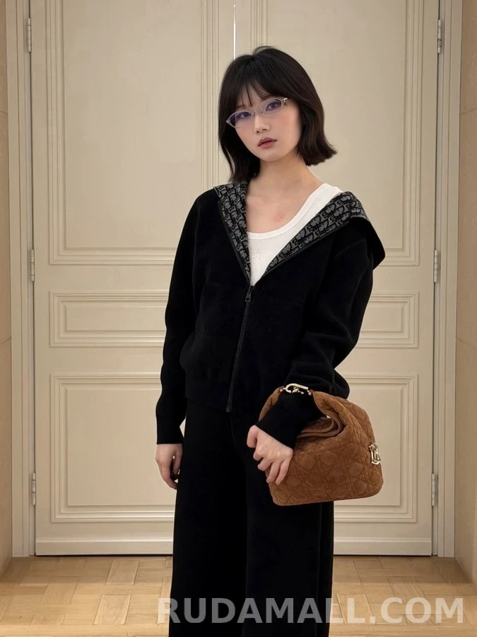 디올 디올 안감 모노그램 후드 집업 상세 이미지