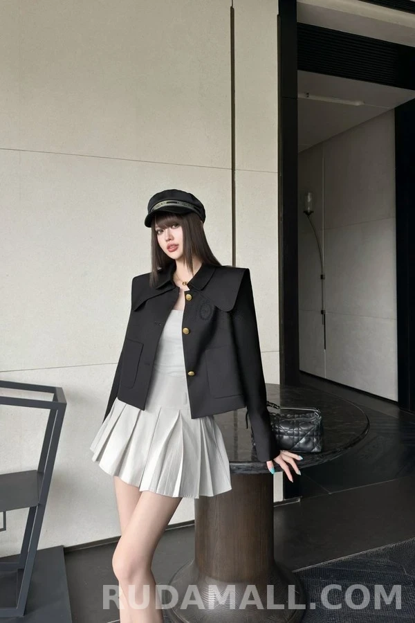 디올 디올 엠블럼 자수 세일러 칼라 자켓 상세 이미지
