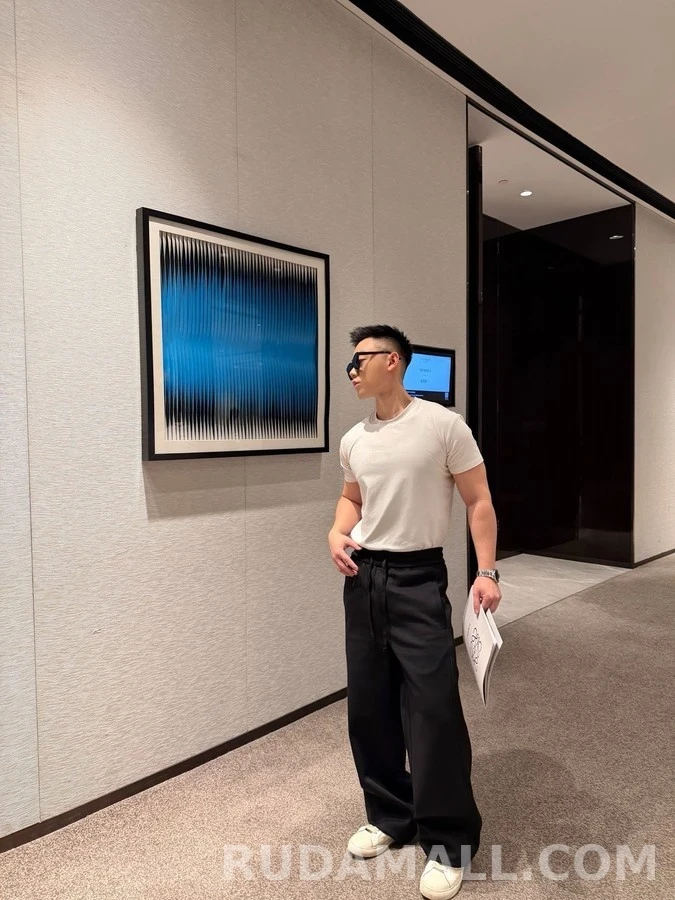 디올 디올 오브리크 자카드 와이드 팬츠 상세 이미지