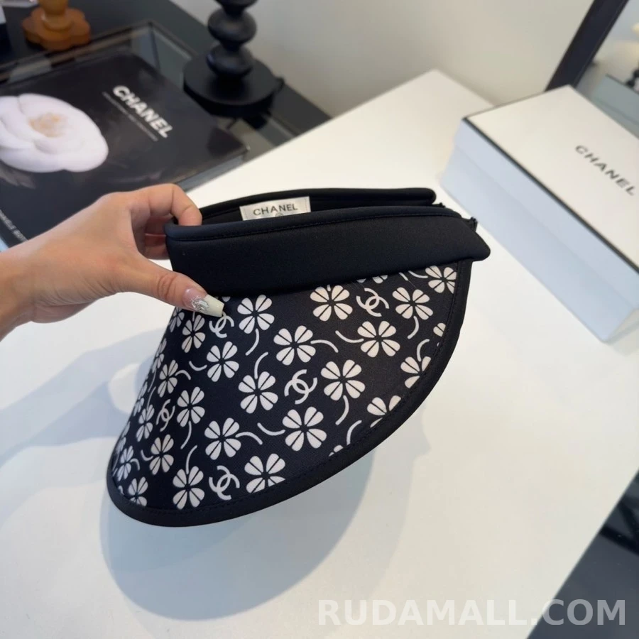 샤넬 샤넬 클로버 로고 패턴 바이저 상세 이미지