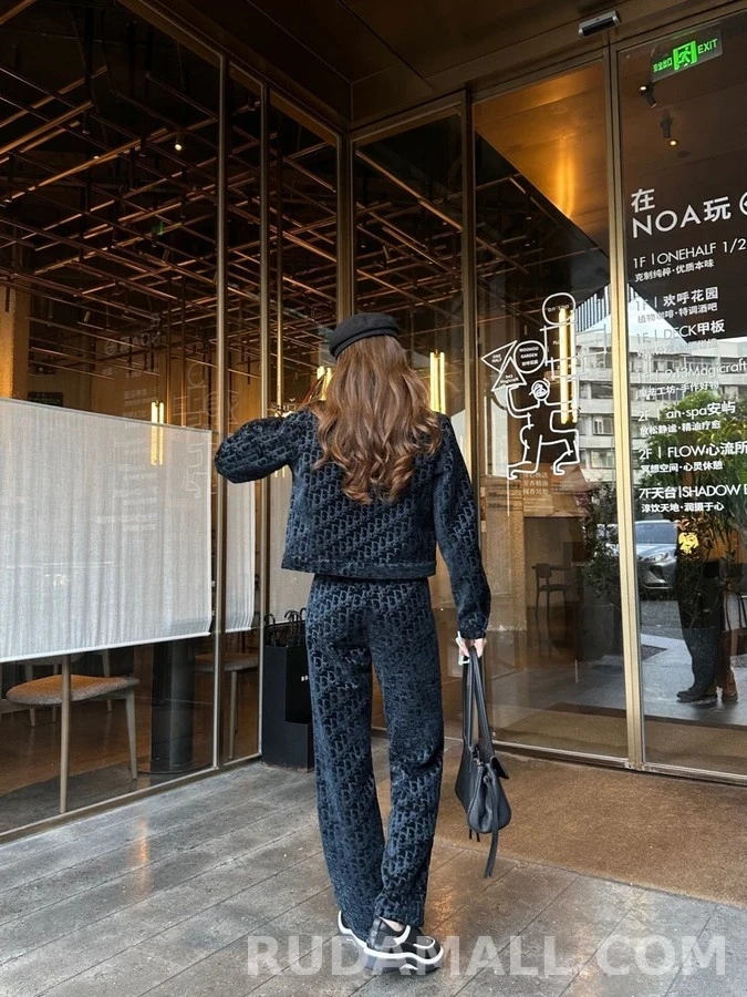 디올 디올 오블리크 벨벳 숏 자켓 상세 이미지