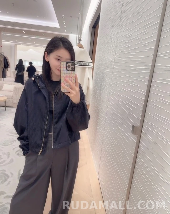 디올 디올 오블리크 자카드 후드 재킷 상세 이미지