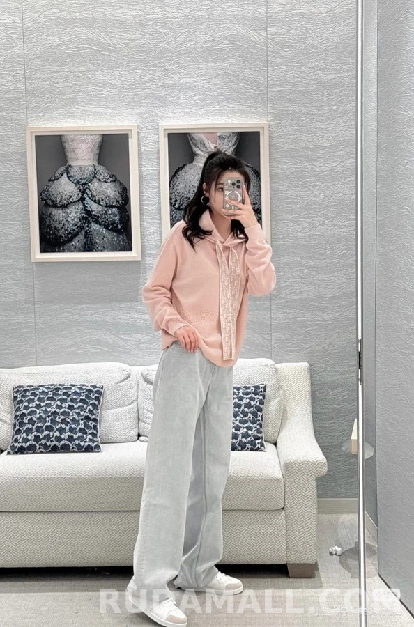 디올 디올 오블리크 후드 긴팔 티셔츠 상세 이미지