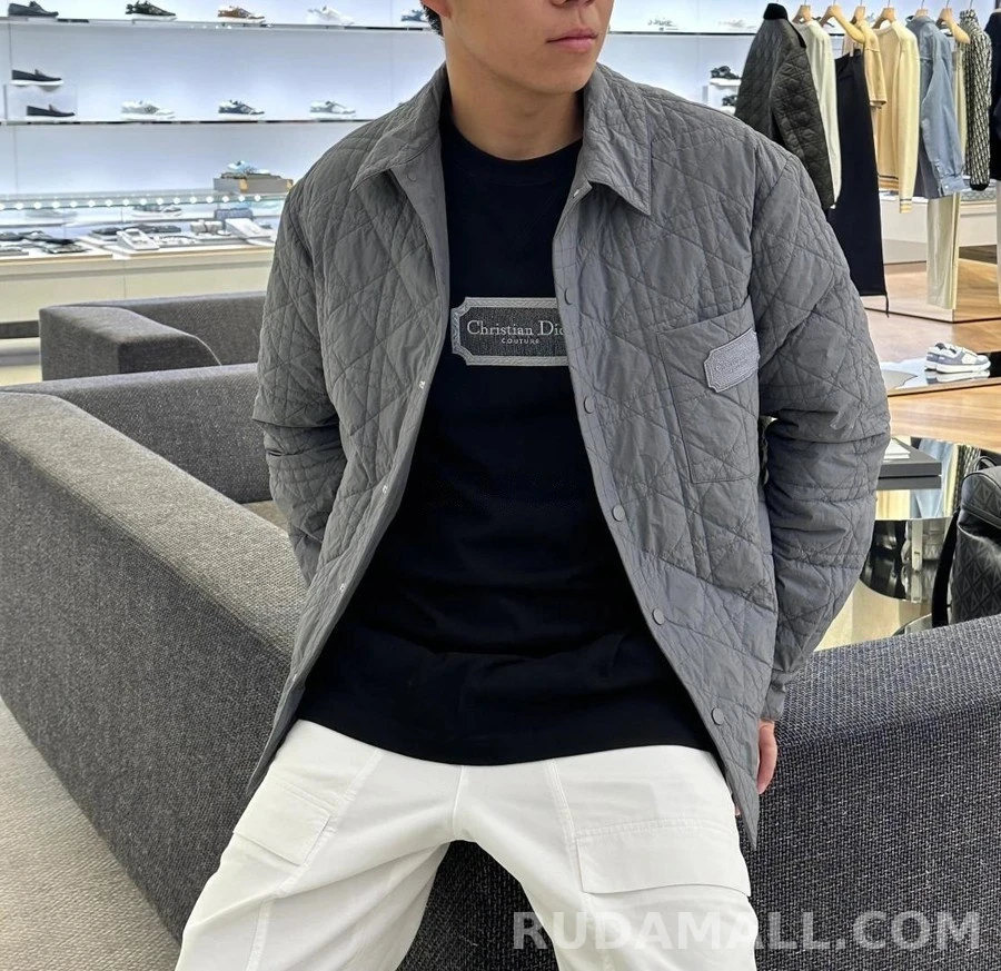 디올 디올 크리스찬 디올 꾸뛰르 자수 까나쥬 오버셔츠 상세 이미지