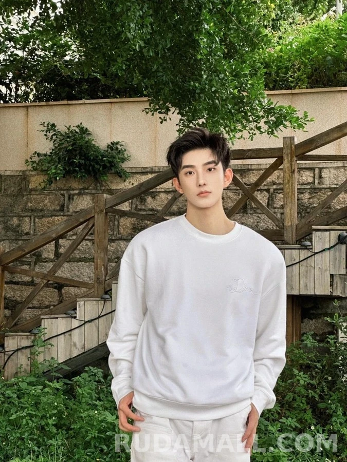 디올 디올 자카드 로고 맨투맨 상세 이미지