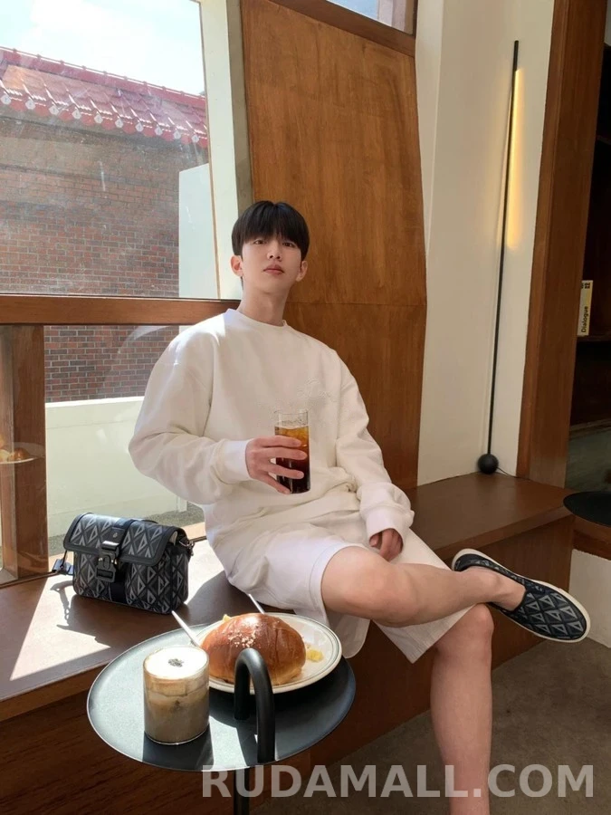 디올 디올 자카드 로고 맨투맨 상세 이미지