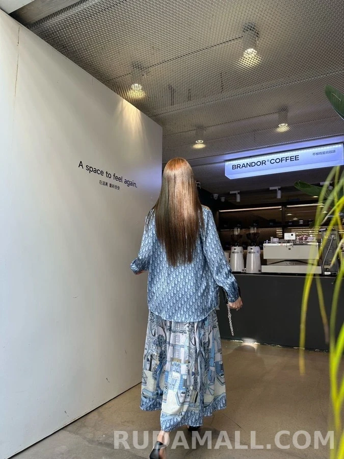 디올 디올 캐슬 프린트 스커트 상세 이미지