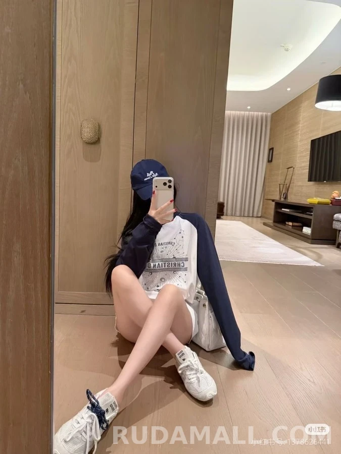 디올 디올 컬러블록 성좌 핫픽스 긴팔 티셔츠 상세 이미지